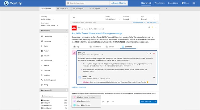 Improve Collaboration And Increase Engagement With Contify S Latest Feature Of Newsfeed Commenting